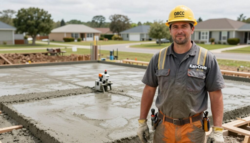QBCC licensed concreter Logan