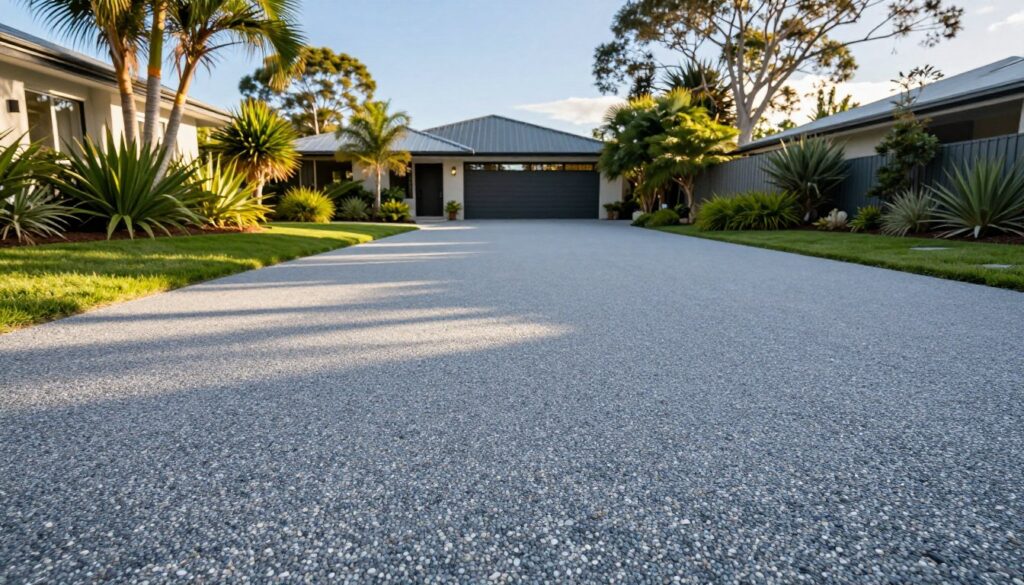 exposed aggregate driveway