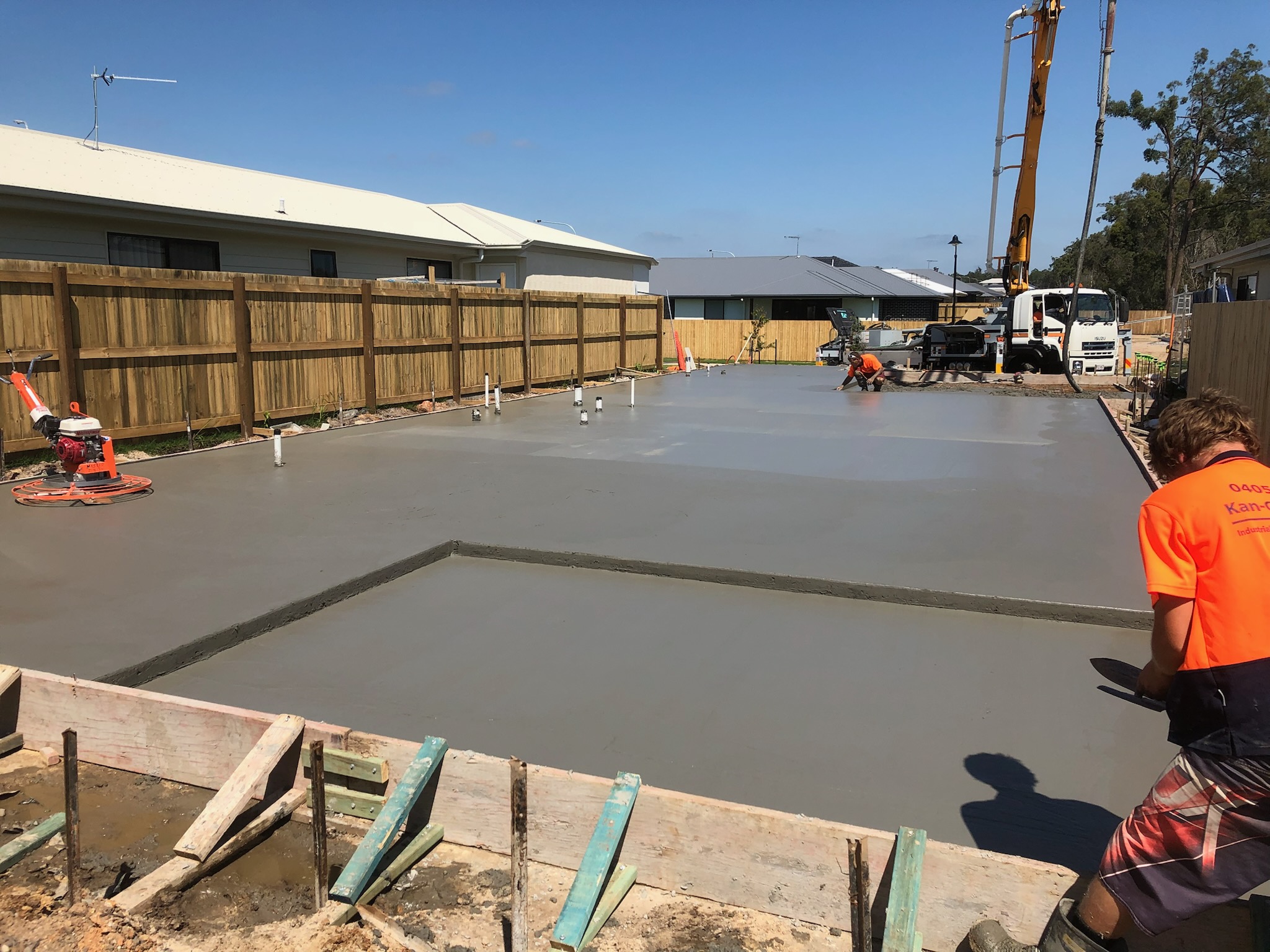 House slab in Logan